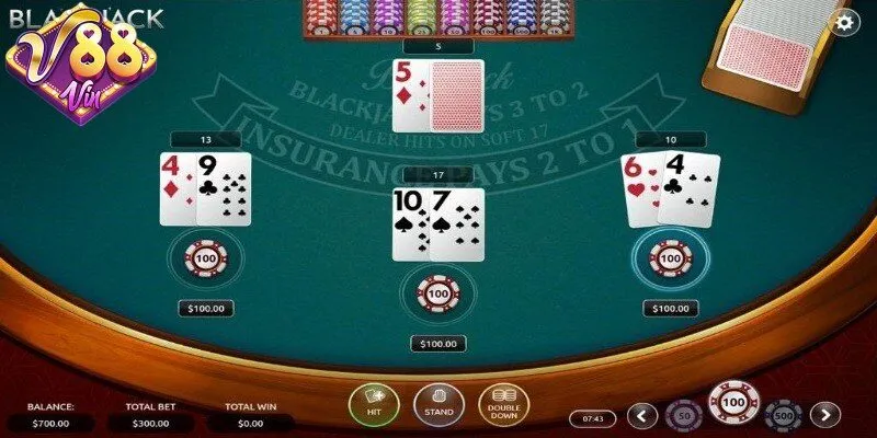 Game Blackjack 88Vin mang lại cơ hội trúng thưởng lớn - CORIX